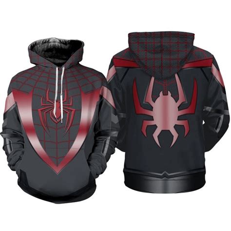 Miles Morales Spider Man Hoodie - Etsy