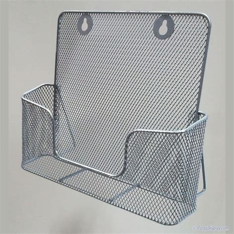 Large Metal Brochure Holders And Large Mesh Metal Literature Holders