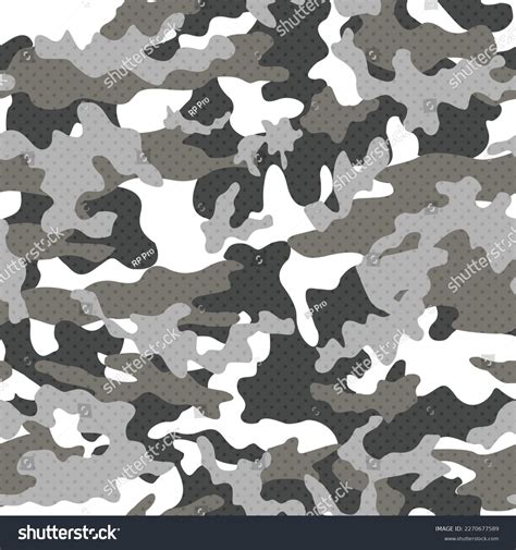 Camouflage Texture Seamless Pattern Abstract Stock Vector (Royalty Free ...