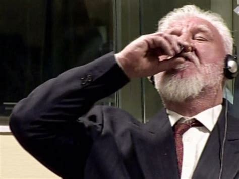 Croatian War Criminal Slobodan Praljak ‘drinks Poison In Court After