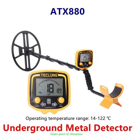 Large Lcd Display Screen Underground Metal Detector Atx880 High