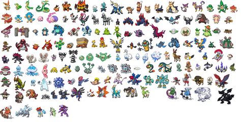 Pokemon Black White Sprites by DarkArcanineX on DeviantArt