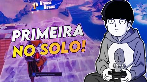 Minha Primeira Vit Ria Royale No Solo Fortnite Youtube