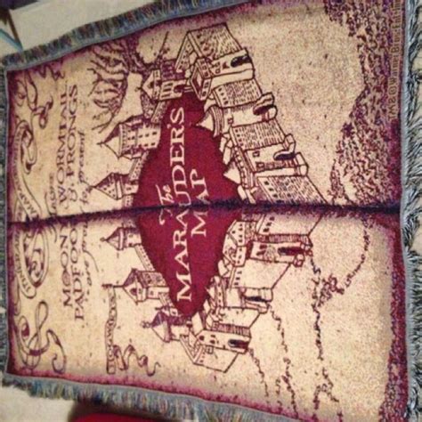 Harry Potter Marauder S Map Tapestry Blanket Carpet Rug NEW Furniture