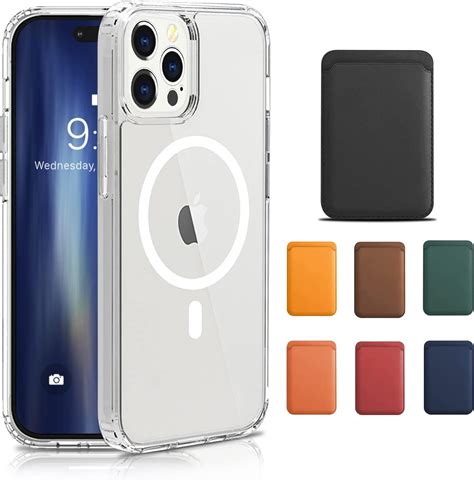 Funda magnética para iPhone 14 Pro MAX con 1 Tarjetero Magsafe