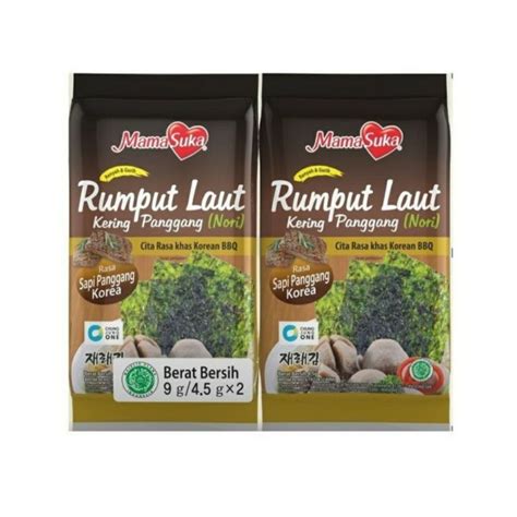 Jual Mamasuka Rumput Laut Nori Isi Pcs Seaweed Mamasuka