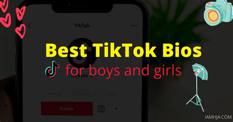 1200 Best Tiktok Bios Ideas To Take Them Now To Get Followers