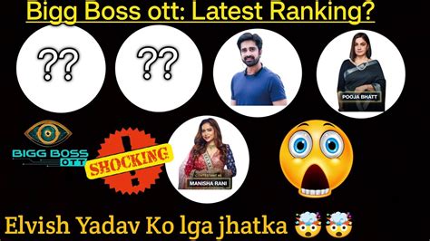 Bigg Boss Ott Latest Ranking Ranking Me Shocking Badlav Youtube