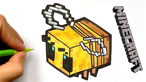 How To Draw A Minecraft Bee