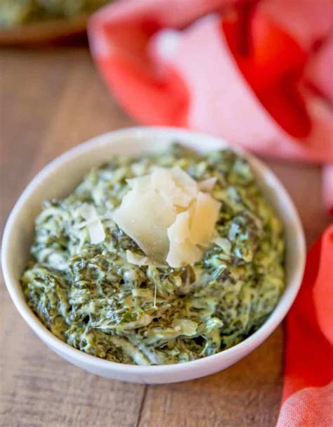 The Best Creamed Spinach Recipe Video Dinner Then Dessert