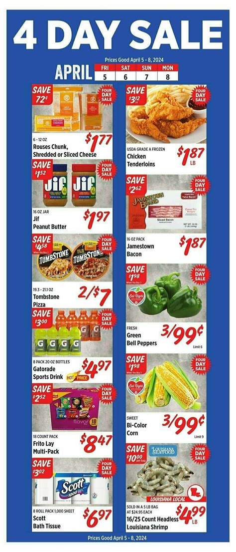 Rouses Markets Weekly Circular From April 3