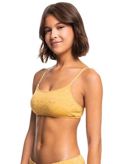 Quiet Beauty Bralette Bikini Top Roxy