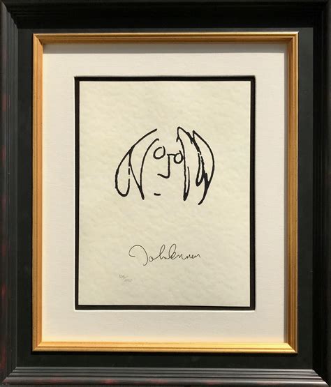 John Lennon Imagine Self Portrait Limited Edition Drawing At