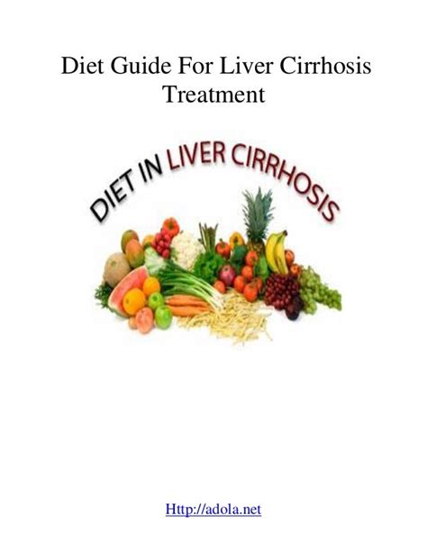 Diet Guide For Liver Cirrhosis Treatment