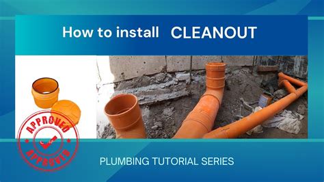 How To Install Sanitary Cleanout Plumbing YouTube