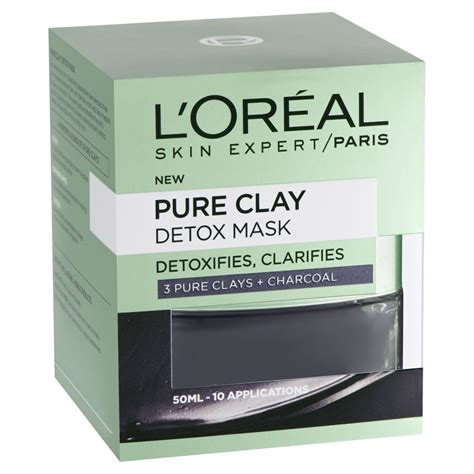 L Oreal Paris Pure Clay Detox Face Mask 50ml Wilko