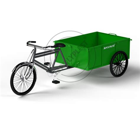 Green M S Open Top Garbage Cycle Rickshaw At In Kanpur Id