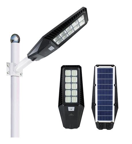 Lámpara Led Solar 400w Luminaria Suburbana Alumbrado Publico Meses