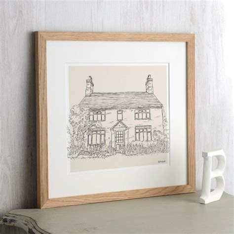 House Pencil Sketch – Letterfest 🇺🇸