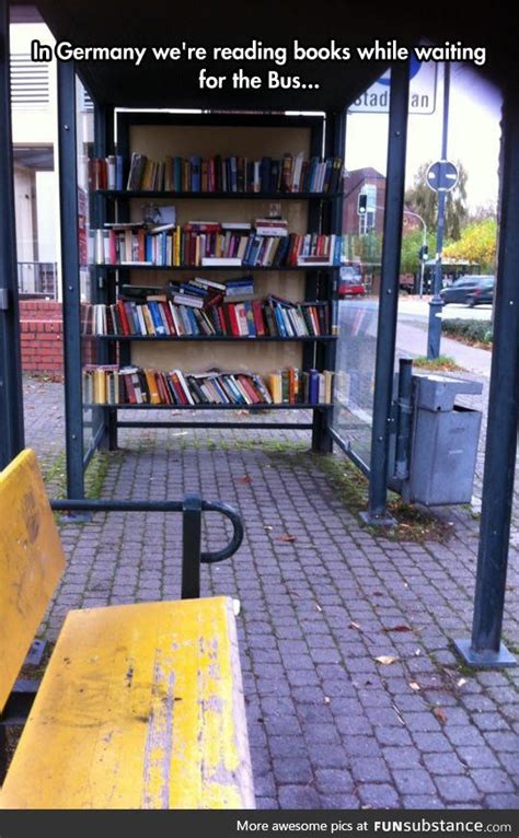 Bus stops in germany has books - FunSubstance | Bus stop, Books to read ...