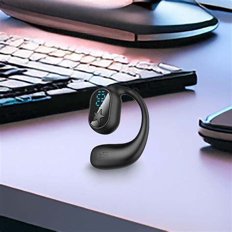 Open Ear Headphones Bluetooth Ear Buds 80hrs Playtime Wireless Earbuds With Earhooks Ipx7