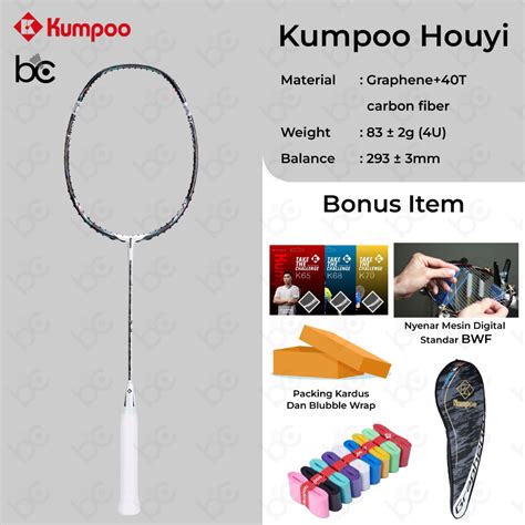 Jual Gudang Badminton Raket Badminton Kumpoo Houyi Original Shopee