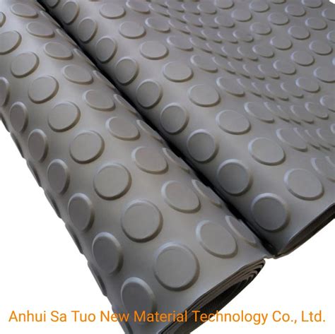 Commercial Quality Anti Slip Rubber Mat Circular Stud Rubber Sheet