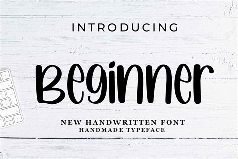 Beginner Font By Handles Creative · Creative Fabrica