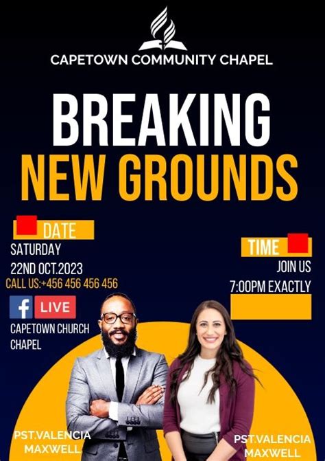 Breaking New Grounds Flyer Template Flyer Template Breaking News Flyer