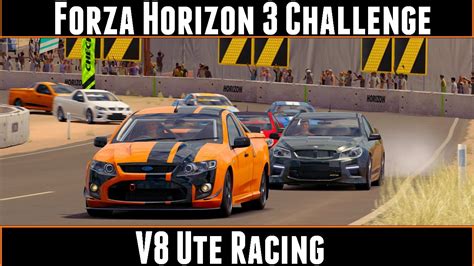 Forza Horizon 3 Challenge V8 Ute Racing Youtube