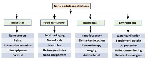 Illustration of applications of nanoparticles in different fields. | Download Scientific Diagram