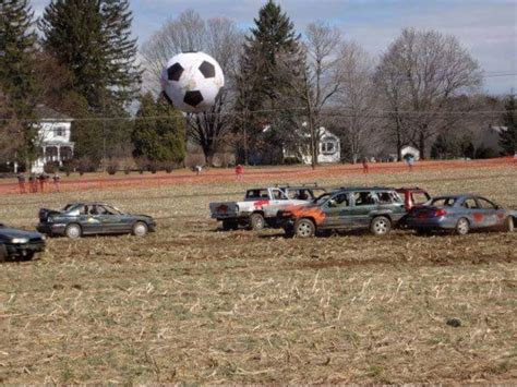 Car Soccer Game in Red Hook