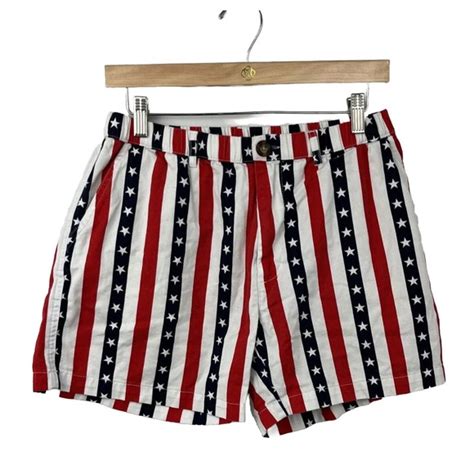 Chubbies Shorts Chubbies Shorts Womens Red White Blue Usa Flag