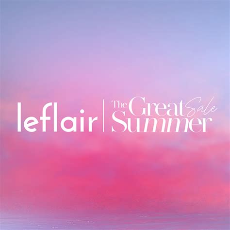 The Great Summer Sale | Leflair on Behance 