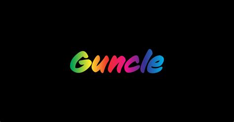 Gay Uncle T Shirt Guncle Uncle Gift Fun Uncle Unisex Men Women S Tee LGBT Shirts