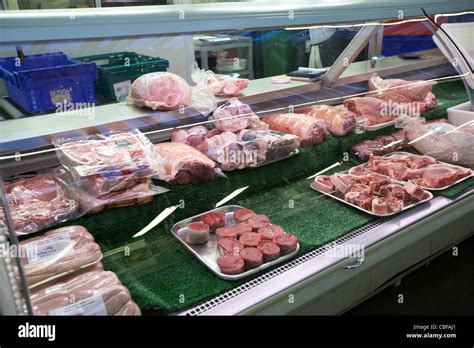 Meat And Butchery Products For Sale At Smithfield Meat Market London