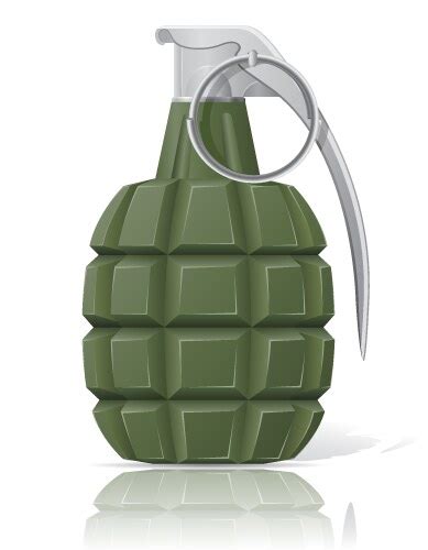 hand grenade royalty  vector image vectorstock