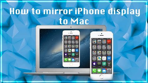 How To Mirror Iphone Display To Mac Free Youtube