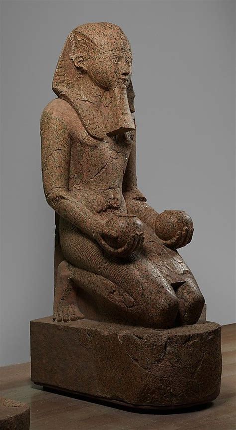 Large Kneeling Statue Of Hatshepsut Date Ca B C Deir El