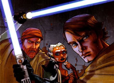 Obi-wan,Anakin,Ahsoka - Obi-wan,Anakin,and Ahsoka Photo (25041641) - Fanpop