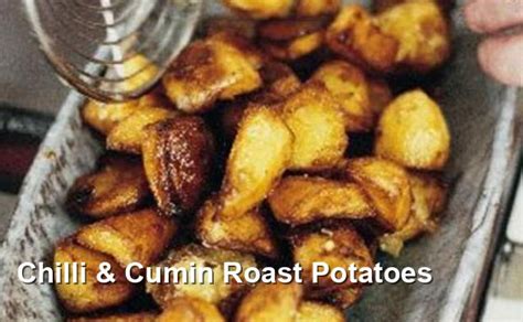 Chilli And Cumin Roast Potatoes American Recipes