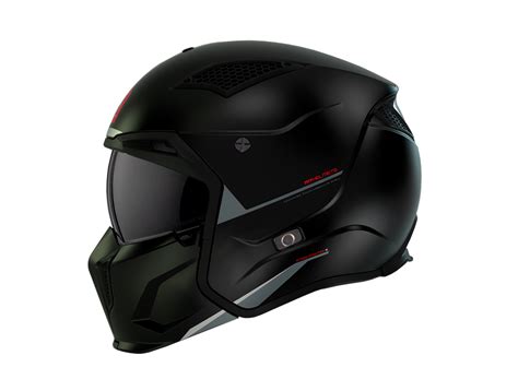 Casco Mt Streetfighter Sv S Solid A Negro Mate