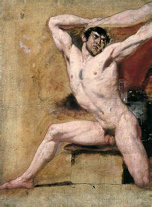 Paintings Reproductions Male Nude By William Etty 1787 1849 United