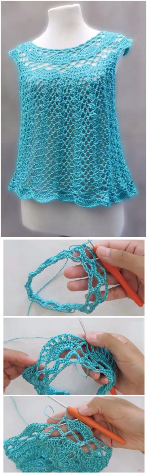 How To Crochet This Beautiful Blouse - Tutorial - Love Crochet