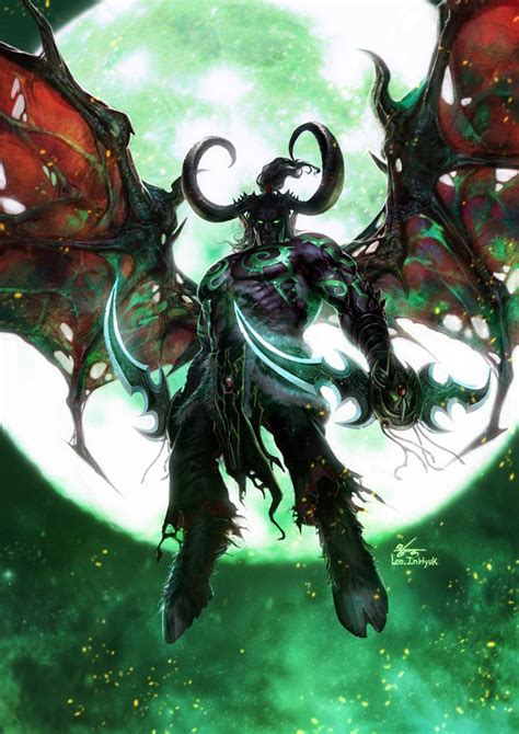 ArtStation WOW Illidan Stormrage InHyuk Lee Illidan Stormrage