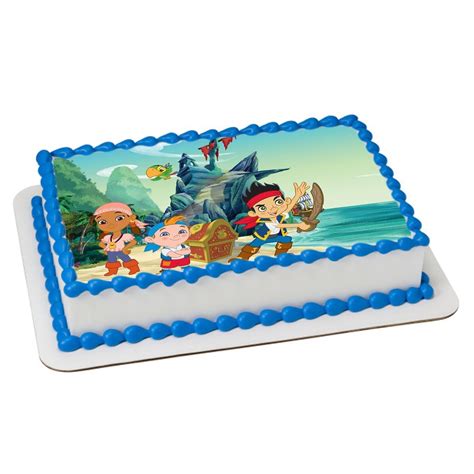 Jake And The Neverland Pirates Edible Cake Topper
