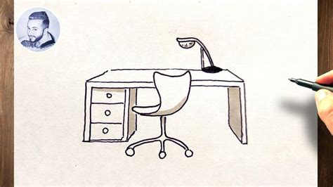 Comment Dessiner Un Bureau Avec Une Chaise Ca