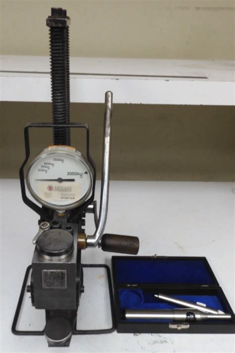 Newage King Test Portable Brinell Hardness Tester Calibrated W Scope