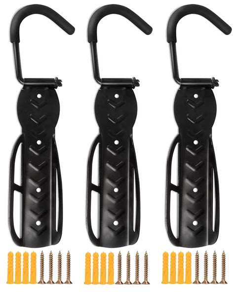 Buy Bike Rack for Garage, 3-Pack Vertical Bike Hooks for Garage, Heavy ...