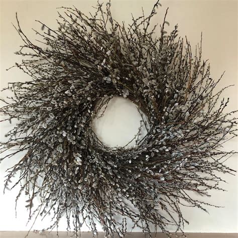 Pussy Willow Wreath Etsy